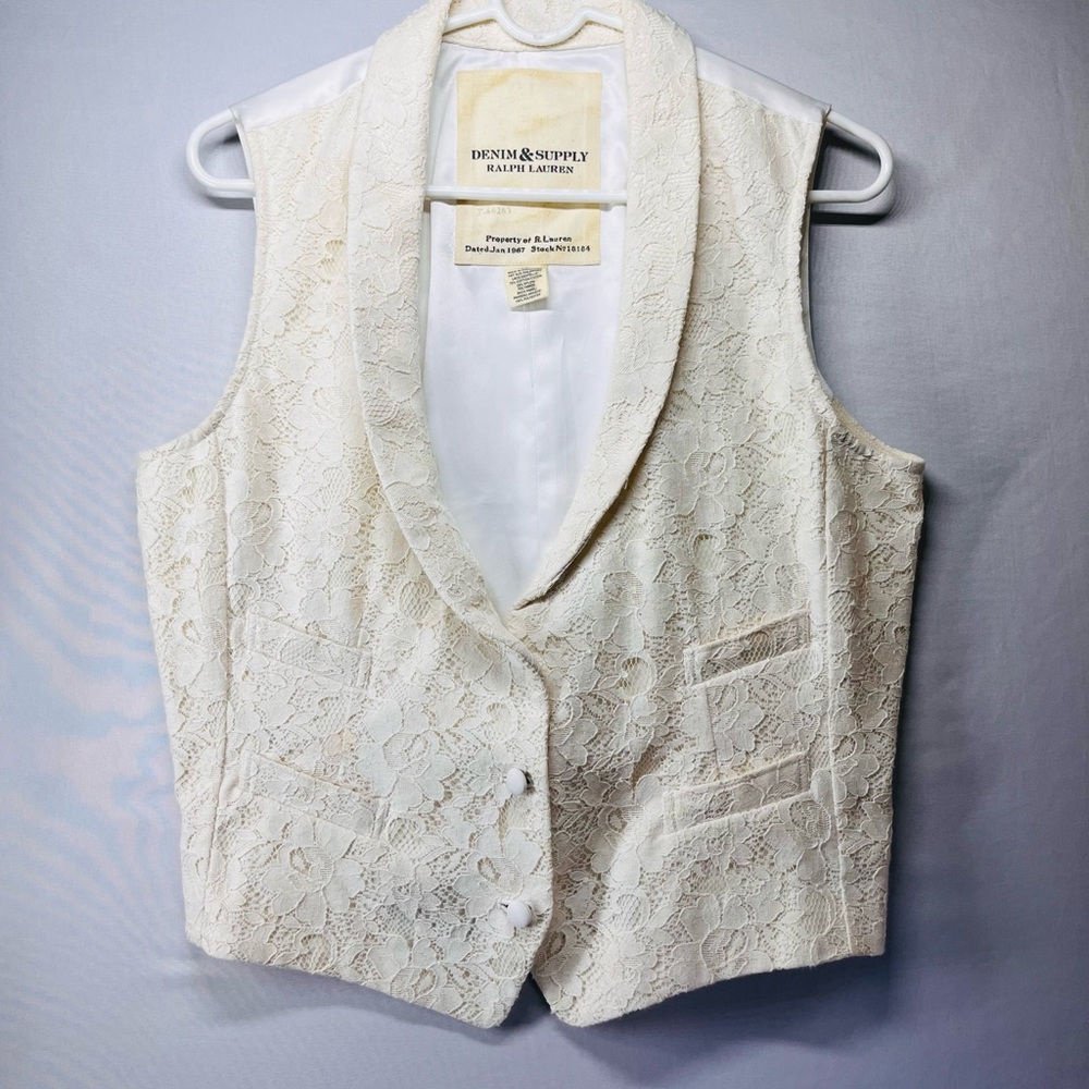Ralph Lauren Ivory Lace Garment‎